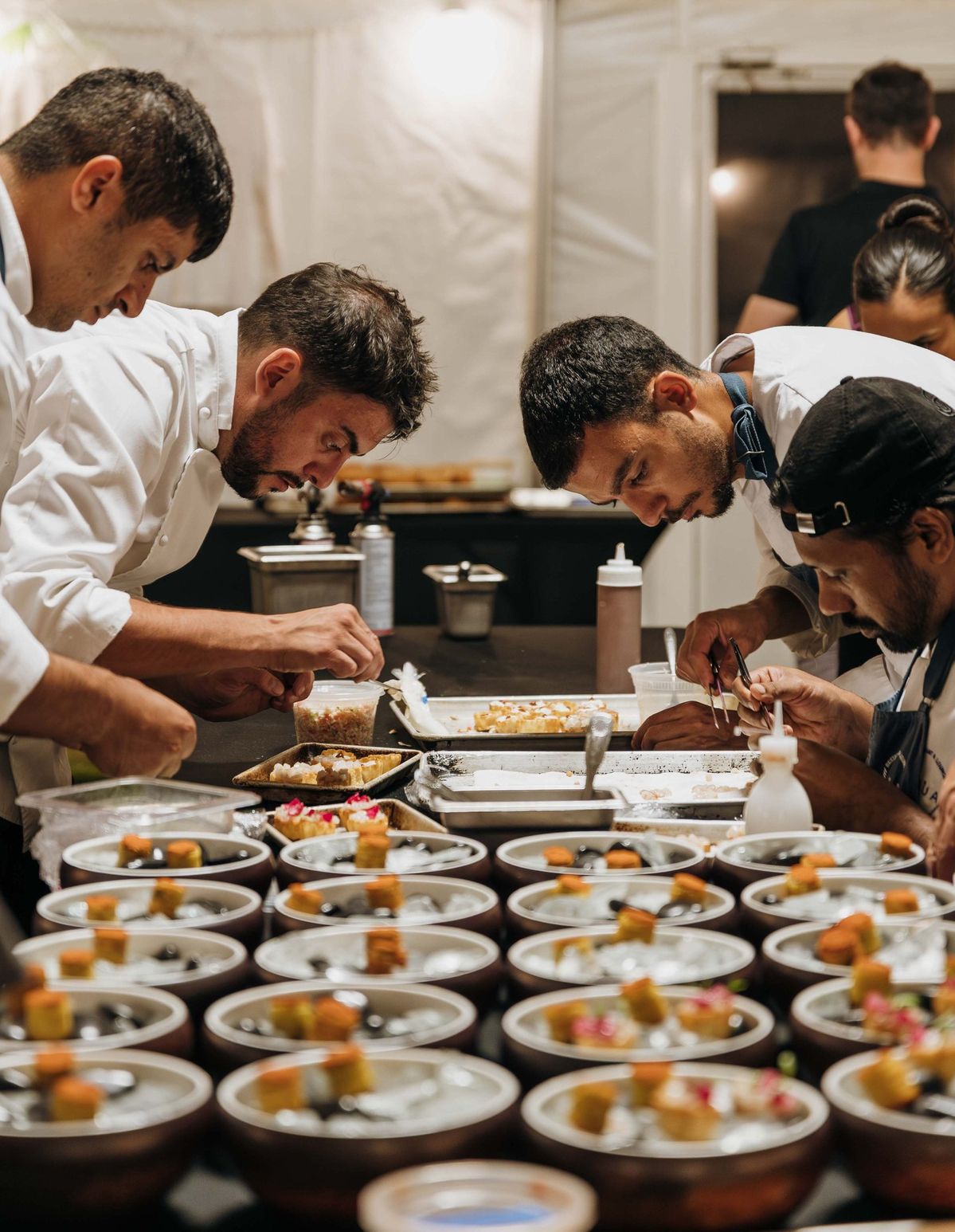 Professional Chef Plating Food